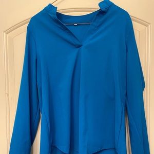 Medium Blue Work Blouse